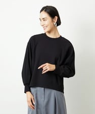 FMKAD20200 MICHEL KLEIN(ミッシェルクラン) ダンボールジャージプルオーバー ブラック