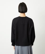 FMKAD20200 MICHEL KLEIN(ミッシェルクラン) ダンボールジャージプルオーバー ブラック