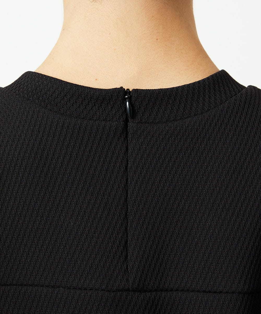 FMKAD20200 MICHEL KLEIN(ミッシェルクラン) ダンボールジャージプルオーバー ブラック