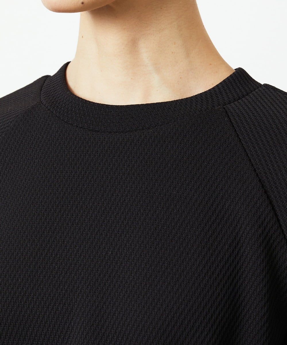 FMKAD20200 MICHEL KLEIN(ミッシェルクラン) ダンボールジャージプルオーバー ブラック