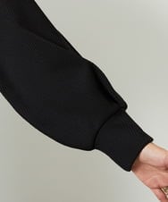 FMKAD20200 MICHEL KLEIN(ミッシェルクラン) ダンボールジャージプルオーバー ブラック