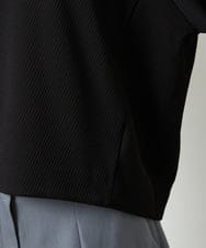 FMKAD20200 MICHEL KLEIN(ミッシェルクラン) ダンボールジャージプルオーバー ブラック