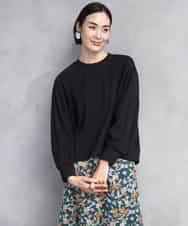 FMKAD20200 MICHEL KLEIN(ミッシェルクラン) ダンボールジャージプルオーバー ブラック