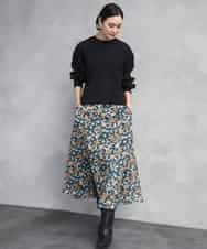 FMKAD20200 MICHEL KLEIN(ミッシェルクラン) ダンボールジャージプルオーバー ブラック