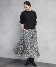 FMKAD20200 MICHEL KLEIN(ミッシェルクラン) ダンボールジャージプルオーバー ブラック