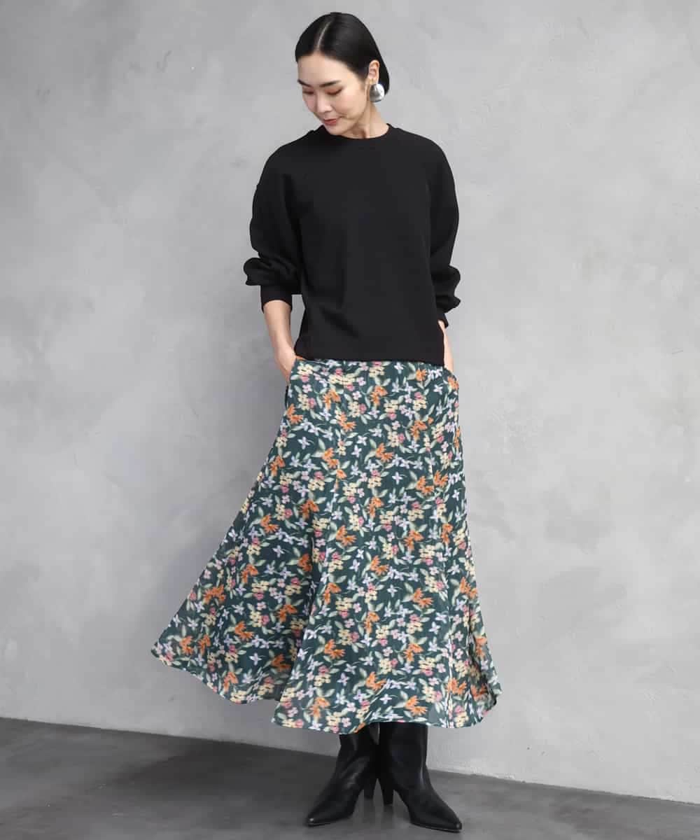 FMKAD20200 MICHEL KLEIN(ミッシェルクラン) ダンボールジャージプルオーバー ブラック