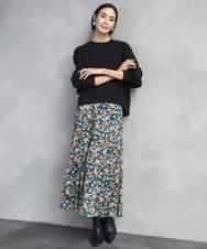 FMKAD20200 MICHEL KLEIN(ミッシェルクラン) ダンボールジャージプルオーバー ブラック