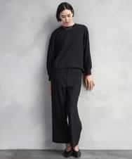 FMKAD20200 MICHEL KLEIN(ミッシェルクラン) ダンボールジャージプルオーバー ブラック