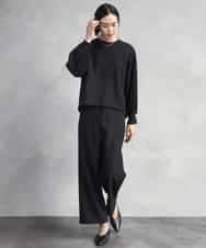 FMKAD20200 MICHEL KLEIN(ミッシェルクラン) ダンボールジャージプルオーバー ブラック