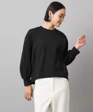 FMKAD20200 MICHEL KLEIN(ミッシェルクラン) ダンボールジャージプルオーバー ブラック