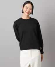 FMKAD20200 MICHEL KLEIN(ミッシェルクラン) ダンボールジャージプルオーバー ブラック