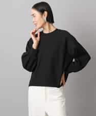 FMKAD20200 MICHEL KLEIN(ミッシェルクラン) ダンボールジャージプルオーバー ブラック