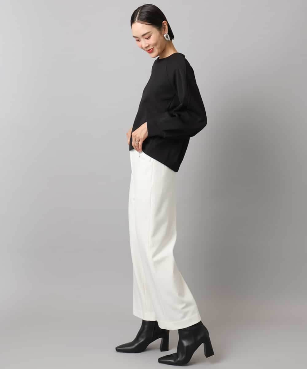 FMKAD20200 MICHEL KLEIN(ミッシェルクラン) ダンボールジャージプルオーバー ブラック