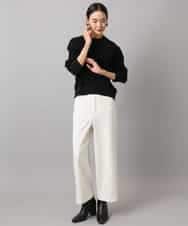 FMKAD20200 MICHEL KLEIN(ミッシェルクラン) ダンボールジャージプルオーバー ブラック