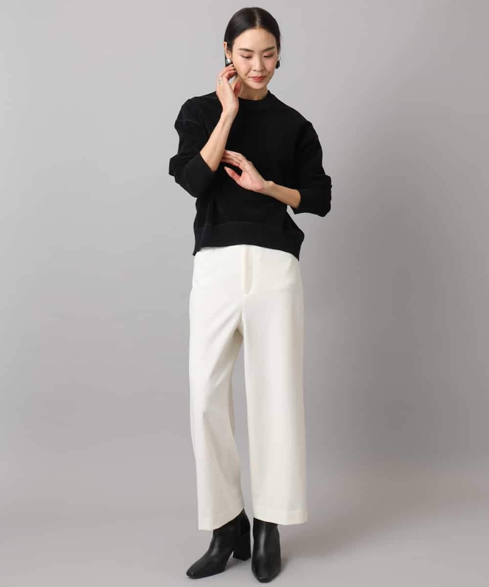 FMKAD20200 MICHEL KLEIN(ミッシェルクラン) ダンボールジャージプルオーバー ブラック