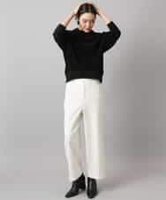 FMKAD20200 MICHEL KLEIN(ミッシェルクラン) ダンボールジャージプルオーバー ブラック