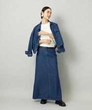 FMKAD21150 MICHEL KLEIN(ミッシェルクラン) ミニマルロゴ ロングスリーブTシャツ ホワイト
