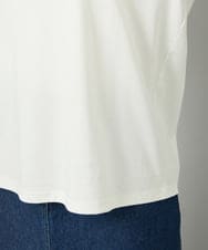 FMKAD21150 MICHEL KLEIN(ミッシェルクラン) ミニマルロゴ ロングスリーブTシャツ ホワイト