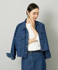 FMKAD21150 MICHEL KLEIN(ミッシェルクラン) ミニマルロゴ ロングスリーブTシャツ ホワイト