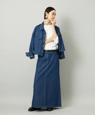 FMKAD21150 MICHEL KLEIN(ミッシェルクラン) ミニマルロゴ ロングスリーブTシャツ ホワイト
