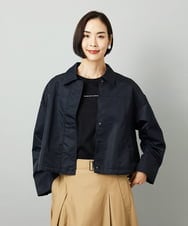 FMKAD21150 MICHEL KLEIN(ミッシェルクラン) ミニマルロゴ ロングスリーブTシャツ ブラック