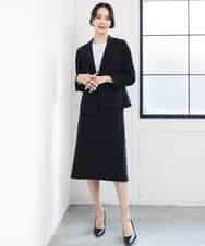 FMKAG34170 MICHEL KLEIN(ミッシェルクラン) 【通勤におすすめ】バルーンヘムブラウソー ホワイト