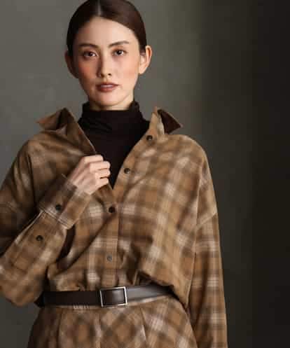 FMKAG40130 MICHEL KLEIN [レイヤードスタイルにおすすめ]シアーハイネックカットソー