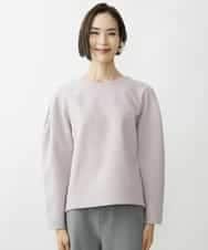 FMKAV32170 MICHEL KLEIN(ミッシェルクラン) 起毛ジャージータックデザインカットソー ライトグリーン(43)