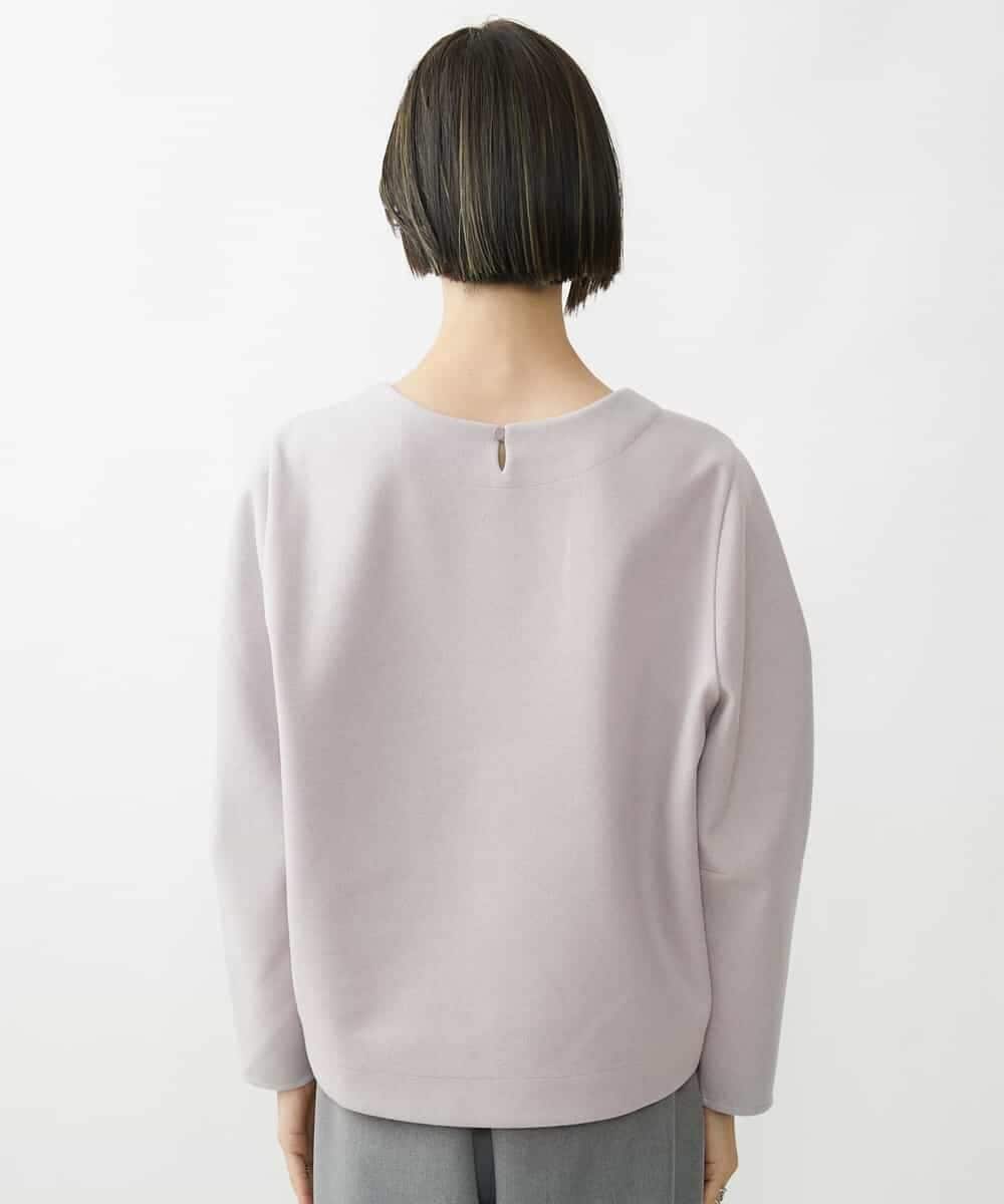 FMKAV32170 MICHEL KLEIN(ミッシェルクラン) 起毛ジャージータックデザインカットソー ライトグリーン(43)
