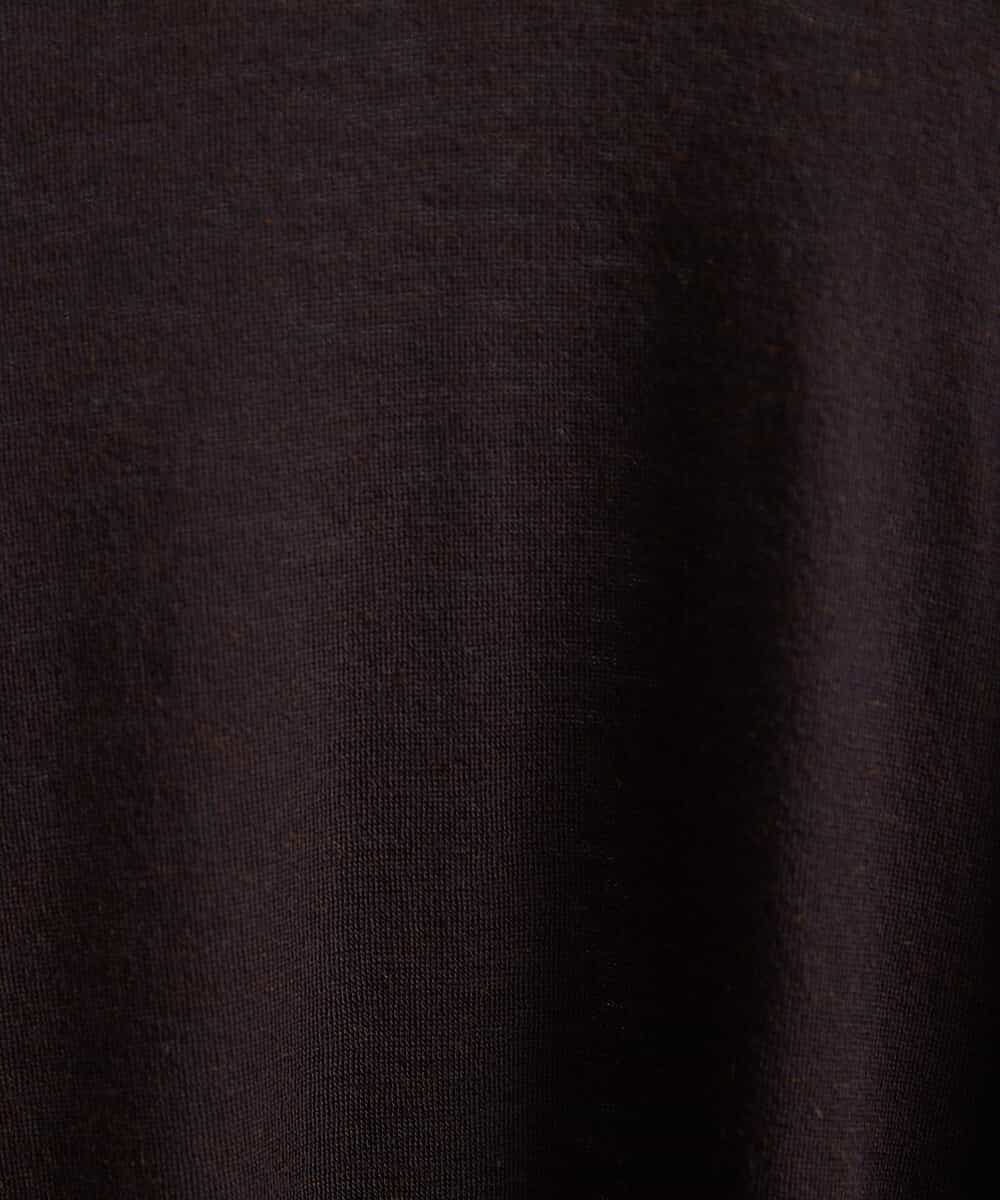 FMKAV34130 MICHEL KLEIN(ミッシェルクラン) ［新色追加/レイヤードにおすすめ］カシミヤ混ハイネックカットソー ブラック(94)