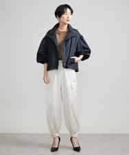 FMKAV40140 MICHEL KLEIN(ミッシェルクラン) ロングスリーブロゴTシャツ キャメル(17)