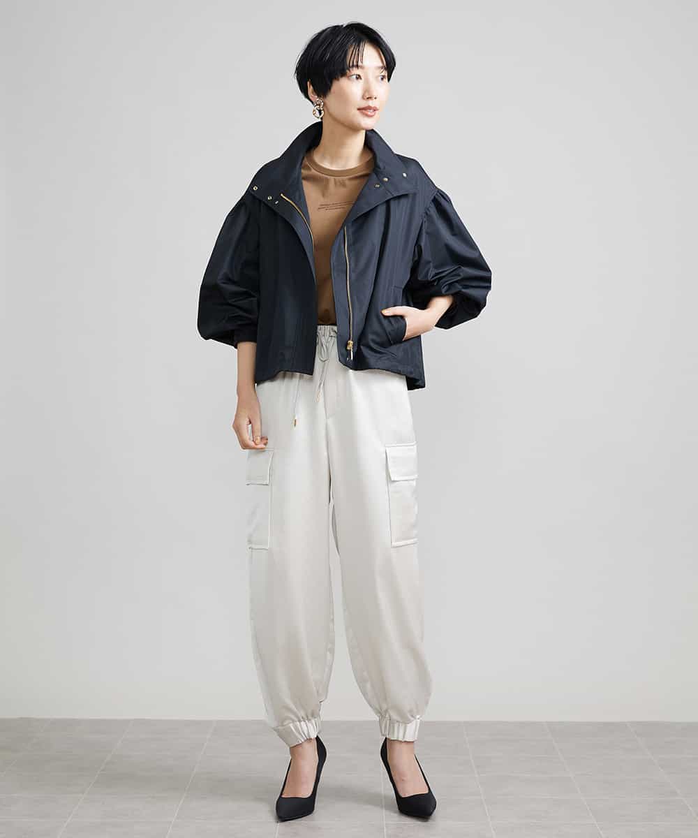 FMKAV40140 MICHEL KLEIN(ミッシェルクラン) ロングスリーブロゴTシャツ キャメル(17)