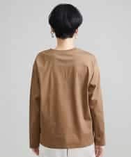 FMKAV40140 MICHEL KLEIN(ミッシェルクラン) ロングスリーブロゴTシャツ キャメル(17)