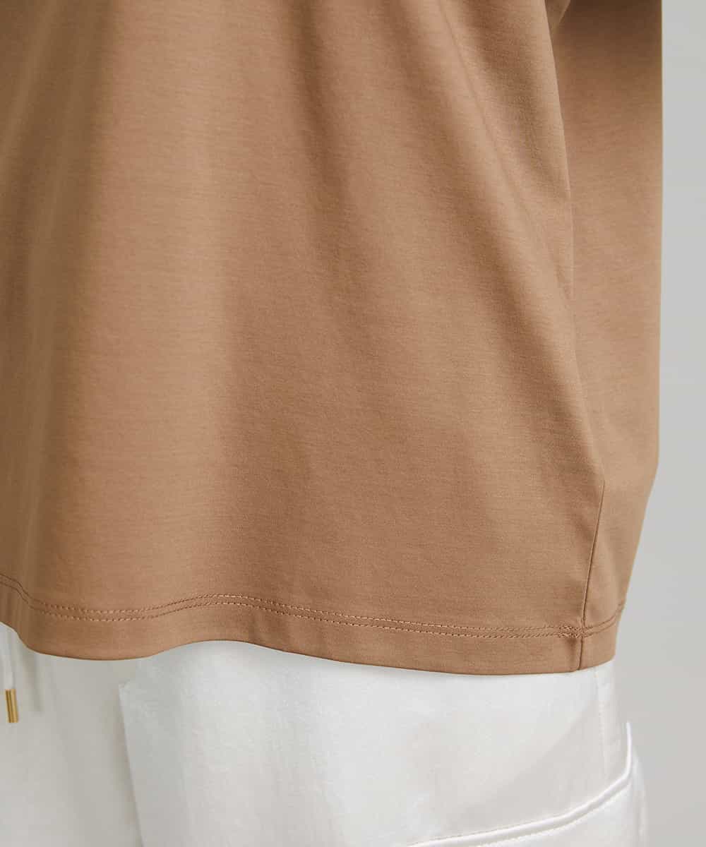 FMKAV40140 MICHEL KLEIN(ミッシェルクラン) ロングスリーブロゴTシャツ キャメル(17)