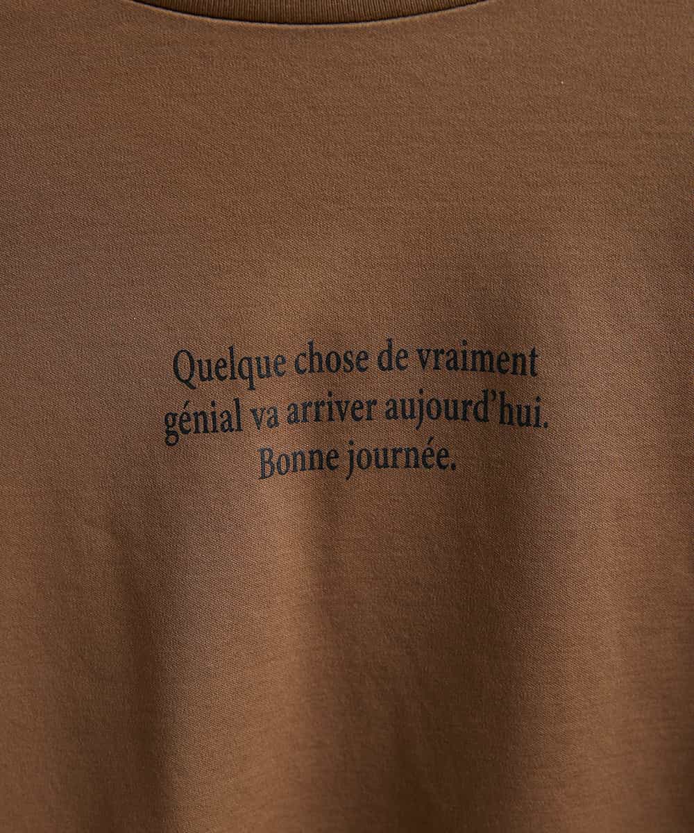 FMKAV40140 MICHEL KLEIN(ミッシェルクラン) ロングスリーブロゴTシャツ キャメル(17)