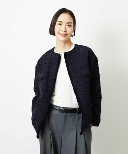 FMKBD60140 MICHEL KLEIN ［レイヤードに最適］シアークルーネックPO