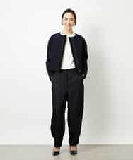 FMKBD60140 MICHEL KLEIN(ミッシェルクラン) ［レイヤードに最適］シアークルーネックPO ホワイト