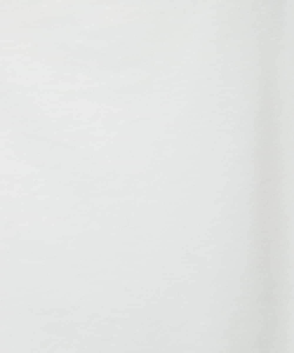 FMKBD60140 MICHEL KLEIN(ミッシェルクラン) ［レイヤードに最適］シアークルーネックPO ホワイト