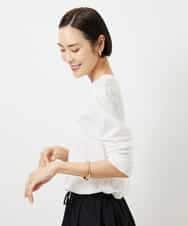 FMKBD80050 MICHEL KLEIN(ミッシェルクラン) ワンポイントロゴロングT ホワイト