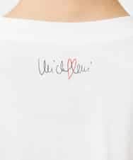 FMKBD80050 MICHEL KLEIN(ミッシェルクラン) ワンポイントロゴロングT ホワイト