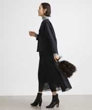 FMKBV38140 MICHEL KLEIN(ミッシェルクラン) ダンボールBOXシルエットプルオーバー ブラック(94)