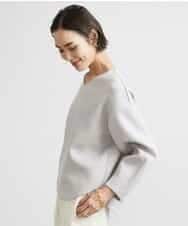 FMKBV38140 MICHEL KLEIN(ミッシェルクラン) ダンボールBOXシルエットプルオーバー ブラック(94)