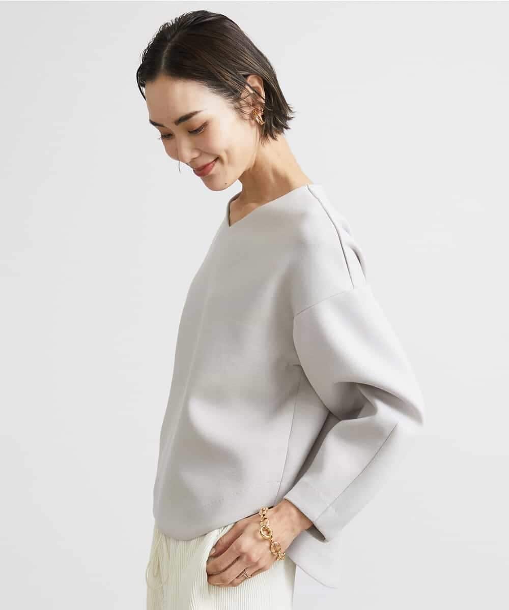 FMKBV38140 MICHEL KLEIN(ミッシェルクラン) ダンボールBOXシルエットプルオーバー ブラック(94)