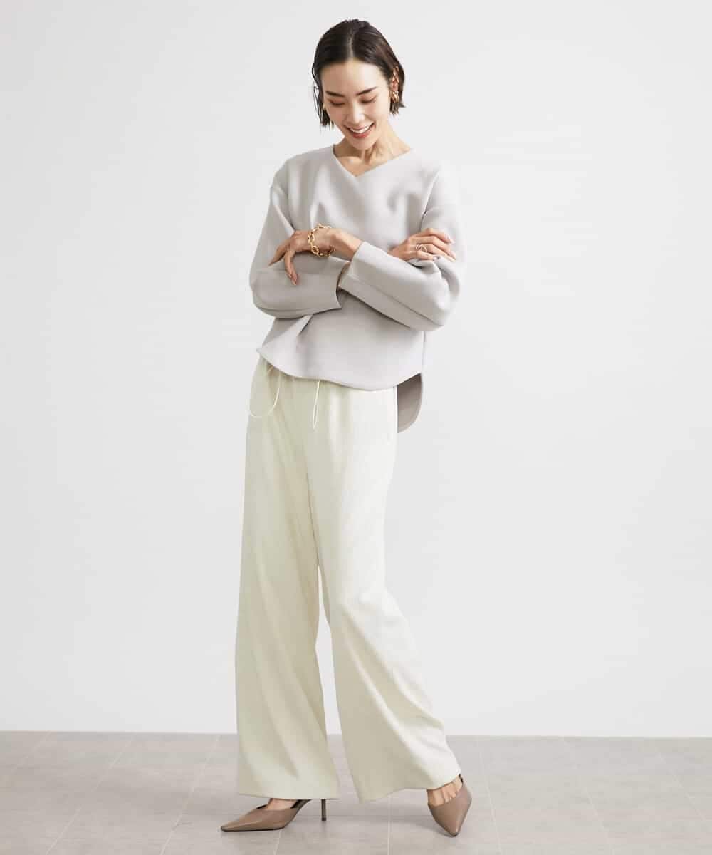 FMKBV38140 MICHEL KLEIN(ミッシェルクラン) ダンボールBOXシルエットプルオーバー ブラック(94)