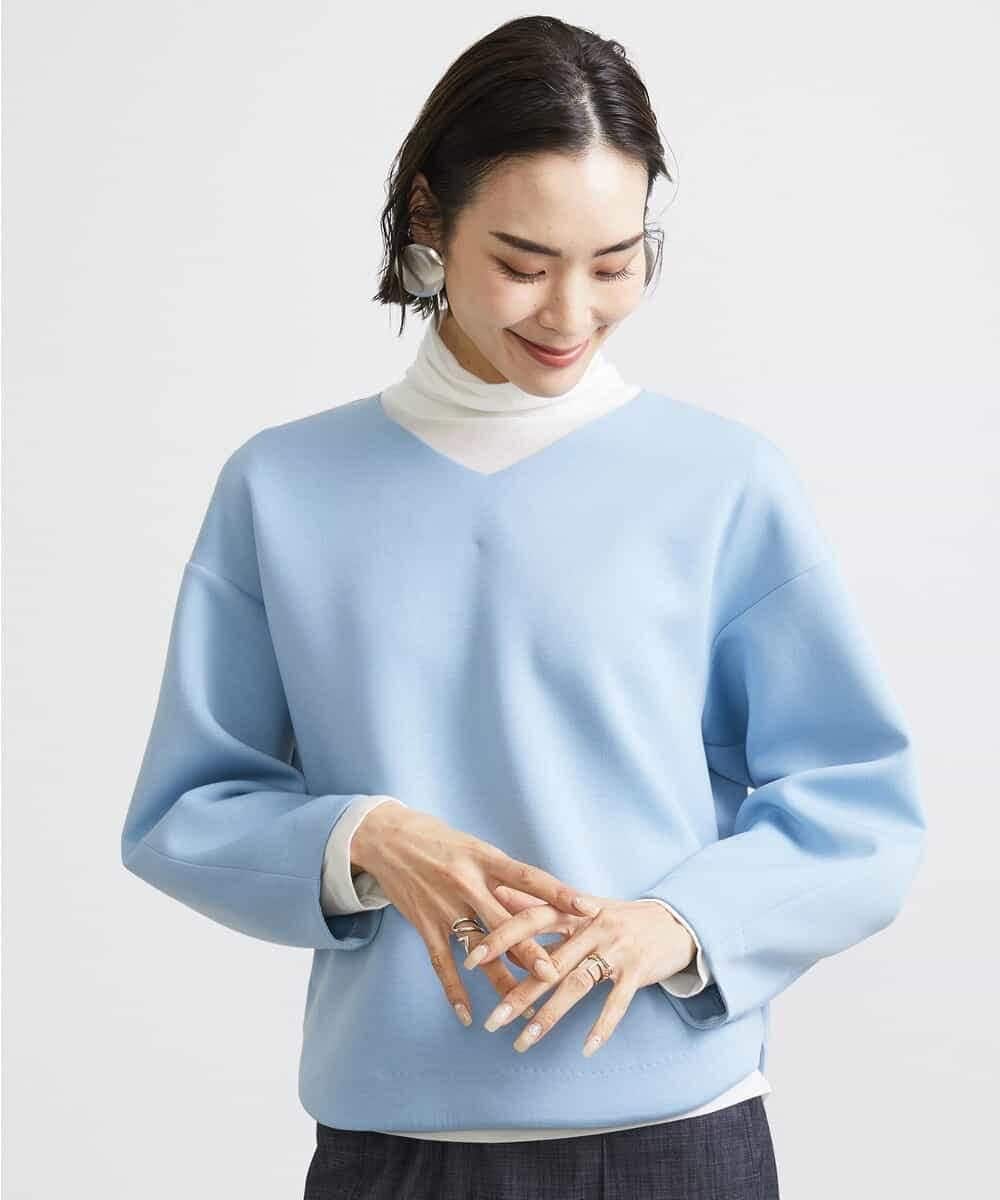 FMKBV38140 MICHEL KLEIN(ミッシェルクラン) ダンボールBOXシルエットプルオーバー ブラック(94)