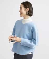 FMKBV38140 MICHEL KLEIN(ミッシェルクラン) ダンボールBOXシルエットプルオーバー ブラック(94)