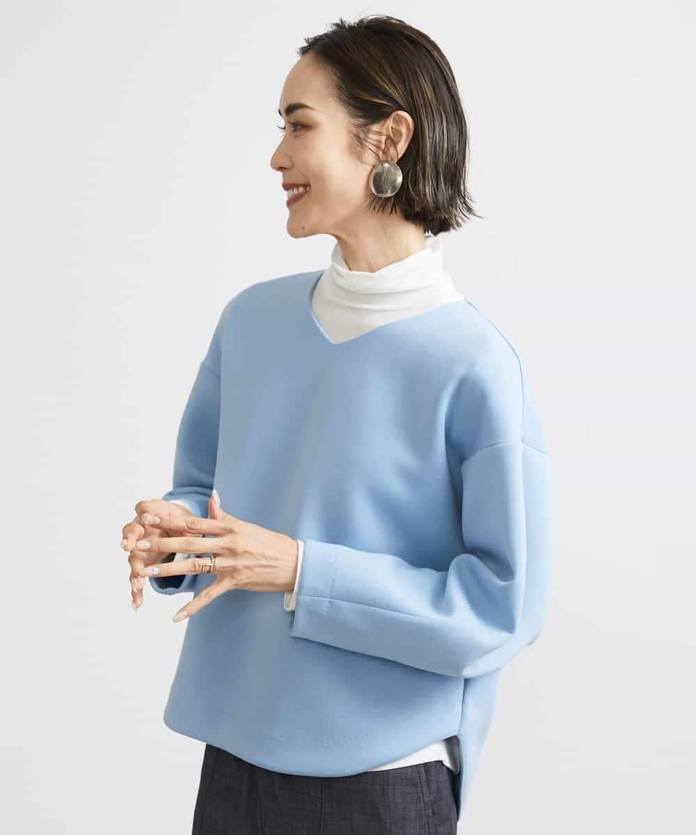 FMKBV38140 MICHEL KLEIN(ミッシェルクラン) ダンボールBOXシルエットプルオーバー ブラック(94)