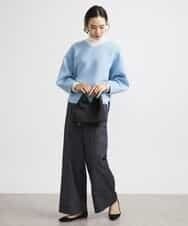 FMKBV38140 MICHEL KLEIN(ミッシェルクラン) ダンボールBOXシルエットプルオーバー ブラック(94)