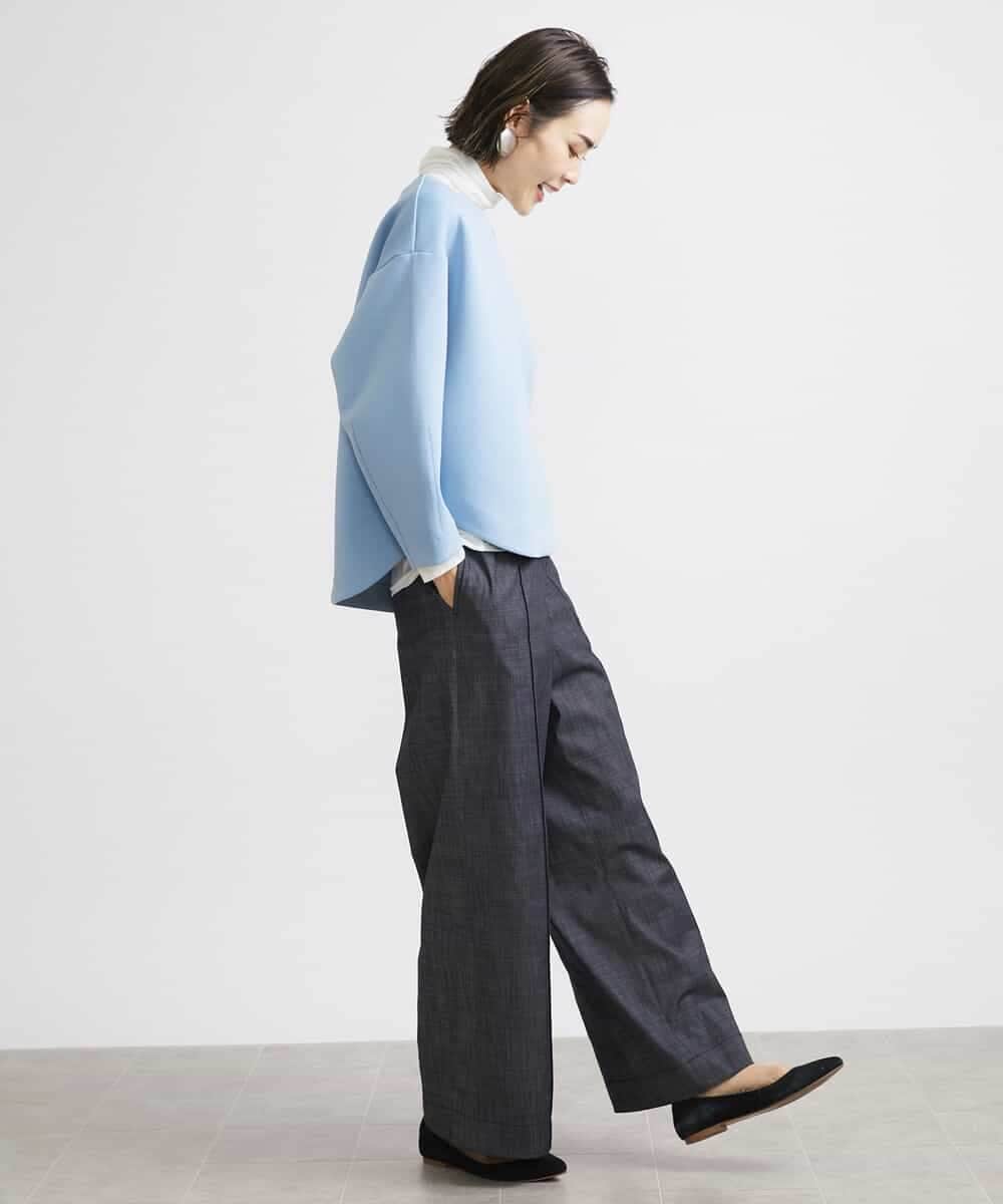 FMKBV38140 MICHEL KLEIN(ミッシェルクラン) ダンボールBOXシルエットプルオーバー ブラック(94)