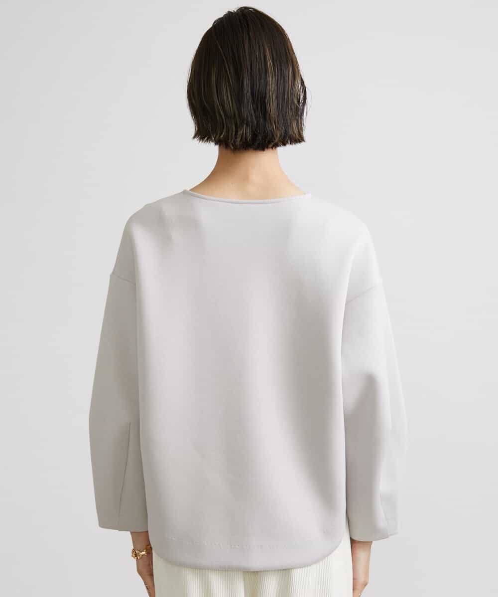 FMKBV38140 MICHEL KLEIN(ミッシェルクラン) ダンボールBOXシルエットプルオーバー ブラック(94)